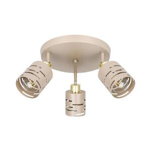 Bodové svítidlo ELEN 3xE27/35W/230V béžová/zlatá ELEN CEILING LIGHT 3 BEIGE obraz