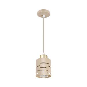 Lustr na lanku ELEN 1xE27/35W/230V béžová/zlatá ELEN PENDANT LIGHT BEIGE obraz