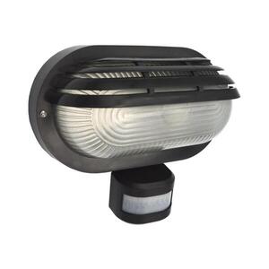 Venkovní nástěnné svítidlo se senzorem ORIKO 1xE27/15W/230V IP54 černá SKU013676 obraz
