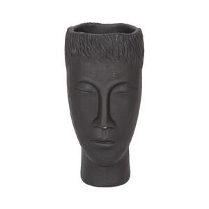 Eurolamp Dekorační váza 25x14x12, 5 cm černá/cement 752-20311 obraz