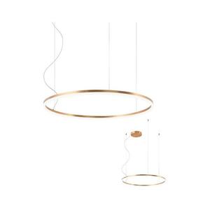 Redo 01-4877 -LED Stmívatelný lustr na lanku ORBIT LED/55W/230V 2700/3000K bronz 01-4877 obraz