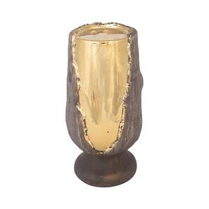 Eurolamp Svícen 20x10 cm zlatá/hnědá 752-25048 obraz