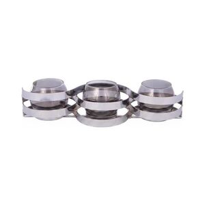 Eurolamp Svícen 33, 5x10x8 cm lesklý chrom 752-24038 obraz