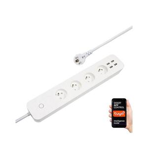 NEO 07707L - Prodlužovací kabel NEO LITE Smart 4AC + 4USB Wi-Fi Tuya 1, 5m 07707L obraz