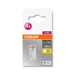 SADA 3x LED Žárovka G4/0, 9W/12V 2700K - Osram 4058075449985 obraz