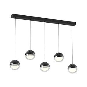 Viokef Lighting LED Lustr na lanku ZIREA LED/30W/230V černá 4330000 obraz