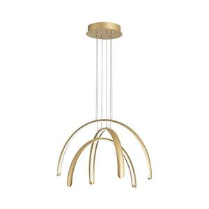Viokef Lighting LED Lustr na lanku MEGAN LED/41W/230V zlatá 4303200 obraz