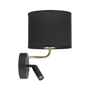 LED Flexibilní svítidlo RICHI 1xE27/15W/230V + LED/3W/230V černá 4234 obraz