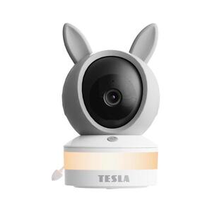 TESLA Electronics Bambino - Chytrá dětská chůvička 4 MP 2560p 5V Wi-Fi šedá/bílá TBBWBM40 obraz