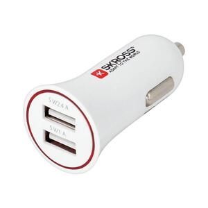 SKROSS DC27 - Nabíječka do auta 2xUSB/3400mA/12-24V/5V DC27 obraz