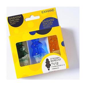 SADA 3 x Náhradní žárovka TREE E10/20V/0, 1A barevná 164100.B obraz