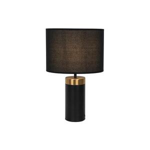 Viokef Lighting Stolní lampa LUCIANO 1xE27/40W/230V černá/zlatá 4279000 obraz