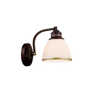 Viokef Lighting Nástěnná lampa CLAIR 1xE27/40W/230V hnědá/zlatá 4141500 obraz