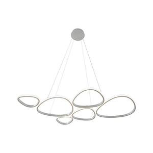 Viokef Lighting LED Lustr na lanku HELIX LED/61W/230V stříbrná 4316200 obraz