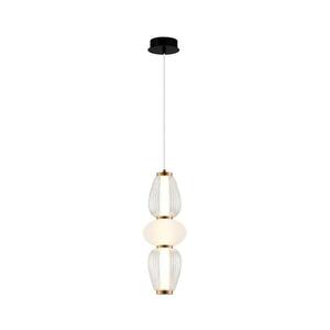 Viokef Lighting LED Lustr na lanku SHINY LED/17W/230V bílá/zlatá 4303900 obraz