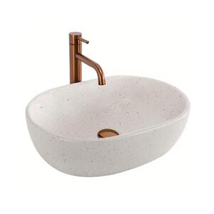 REA-U8480 - Umyvadlo na desku AMELIA 34, 5x48 cm keramika/imitace kamene REA-U8480 obraz