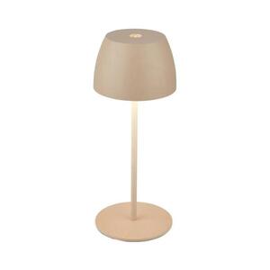 Briloner - LED Stm nab dot ven stol lampa MINI LED/2, 5W/5V IP44 1800 mAh béžová 4002707459323 obraz
