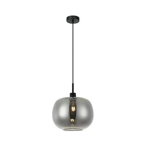 Viokef Lighting Lustr na lanku ALAN 1xE27/40W/230V kouřová černá 4302900 obraz