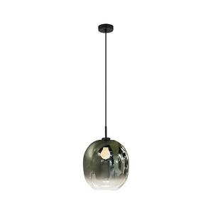 Viokef Lighting Lustr na lanku MIRROR 1xE27/14W/230V kouřová zelená 4345500 obraz