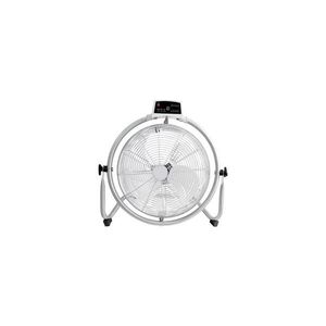 Eurolamp Podlahový látor 90W/230V pr. 45 cm stříbrná + dálkové ovládání 300-21504 obraz