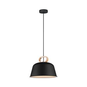Viokef Lighting Lustr na lanku CLIP 1xE27/40W/230V černá/hnědá 4266801 obraz