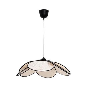 Viokef Lighting Lustr na lanku MARGARET 1xE27/40W/230V černá/béžová 4278800 obraz