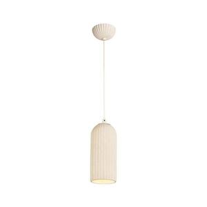 Viokef Lighting Lustr na lanku LAVINA 1xE27/35W/230V krémová 4327200 obraz