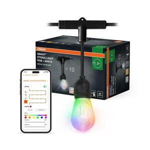 Osram - LED RGB Stm. venkovní řetěz SMART+ STRING 12xLED/230V 7, 47m IP44 Wi-Fi 4099854474934 obraz