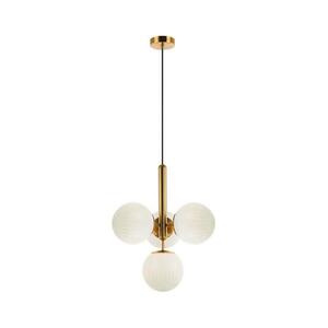 Viokef Lighting Lustr na lanku JOLIN 4xG9/5W/230V zlatá 4259400 obraz