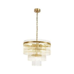 Viokef Lighting Lustr na řetězu SABRINA 7xE14/40W/230V zlatá 4314400 obraz