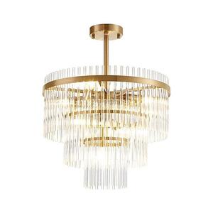 Viokef Lighting Lustr na tyči SABRINA 7xE14/40W/230V zlatá 4314500 obraz