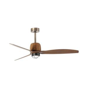 FARO Barcelona FARO 33436WT1N - LED Stm. vent. WEAVER M 16W/230V pr. 128 cm hnědá/mosaz WT + DO 33436WT1N-D obraz