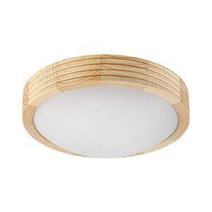Stropní svítidlo NATURAL MODERN SLIM 1xE27/15W/230V pr. 27, 5 cm borovice LD-PD-8.1/R/SOSNA obraz