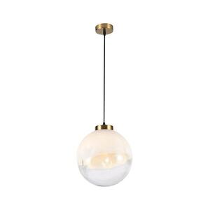 Viokef Lighting Lustr na lanku VANA 1xE27/40W/230V krémová/zlatá 4313700 obraz