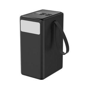 Power Bank 80000 65W mAh Power Delivery 4xUSB-A + 2xUSB-C s LED svítilnou černá PMPB8065 obraz