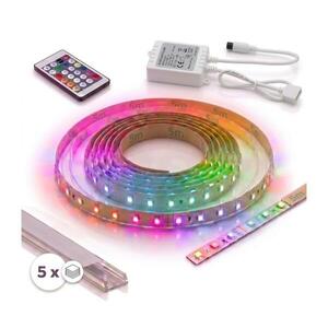 SmartLED SADA 1x LED RGBW Pásek DIGITAL LED/16, 5W/230V 5 m + 5x vestavný profil 1 m + DO 5xSD0028+1xW4305 obraz