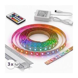 SmartLED SADA 1x LED RGBW Pásek DIGITAL LED/9, 6W/230V 3 m + 3x vestavný profil 1 m + DO 3xSD0106+1xW4306 obraz