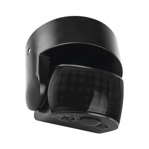 Venkovní senzor pohybu a soumraku PIR 1200W/230V IP65 černá GS14251 obraz