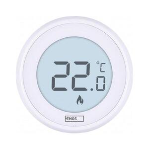 Pokojový manuální termostat 230V/6A 2xAA bílá P5608 obraz
