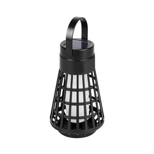 LED Solární svítidlo se senzorem 2v1 LED/1W/3, 7V IP54 300 mAh černá SOLAR LANTERN 2IN1 50CM obraz