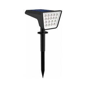 LED RGBW Solární svítidlo se senzorem LED/3, 7V IP54 1200 mAh černá SOLAR RGBW GARDEN SPOT LED obraz
