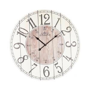 Eurolamp Nástěnné hodiny 1xAA pr. 58, 2 cm bílá/béžová 753-13027 obraz