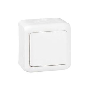 Legrand - Nástěnný jednopólový vypínač č. 1 FORIX IP44 bílá 782360 obraz