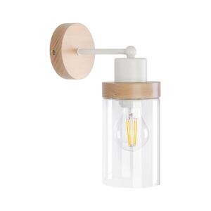 Nástěnná lampa WOODNEST 1xE27/15W/230V borovice/krémová KK 1015/1 SAND+TR obraz