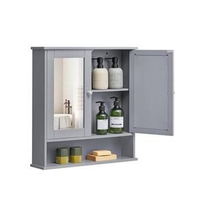 Zrcadlová koupelnová skříňka ZARA 58, 5x56, 5 cm šedá LHC002G02 obraz