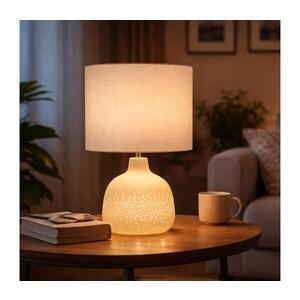 ONLI - Stolní lampa ELUMA 2xE27/15W/230V 48 cm bílá 070/L obraz