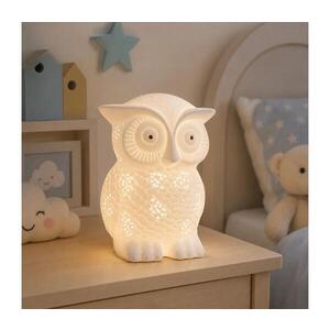 ONLI - Stolní lampa PORCELLANA 1xE14/6W/230V 25 cm sova 096/L obraz