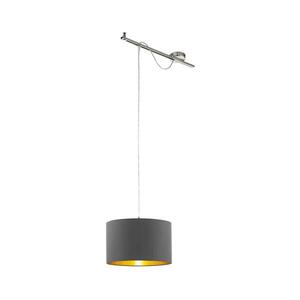 Eglo 96799 - Závěsné svítidlo CALCENA 1xE27/60W/230V šedá 96799 obraz