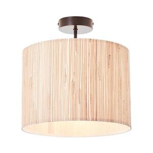 Brilliant - Stropní svítidlo WIMEA 1xE27/52W/230V pr. 30 cm černá/béžová 99488/76 obraz