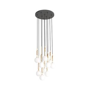 Open Design OR85365 - Lustr na lanku ERO 10xG9/8W/230V zlatá OR85365 obraz